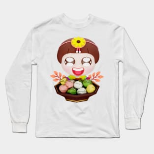 Yummy Chuseok Songpyeon Long Sleeve T-Shirt